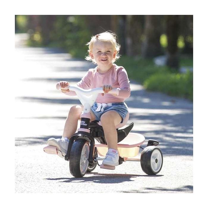 Triciclo Baby Driver Plus Rosa - SMOBY 4 Triciclo Baby Driver Plus Rosa - SMOBY 4
