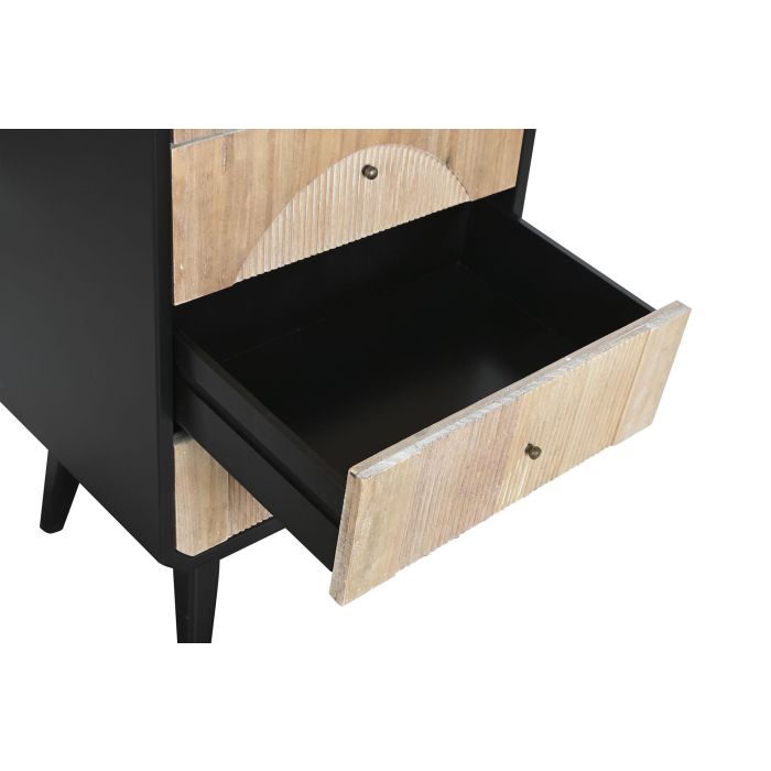 Chifonier Moderno DKD Home Decor Negro Natural 35 x 100 x 48.3 cm 3 Chifonier Moderno DKD Home Decor Negro Natural 35 x 100 x 48.3 cm 3
