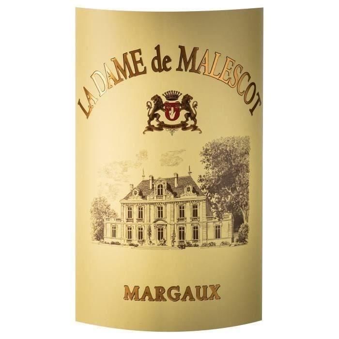 La Dame De Malescot 2017 Margaux - Vino tinto burdeos 1