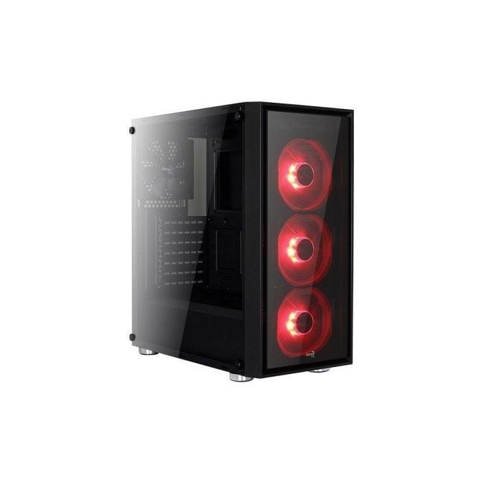 CAJA SEMITORRE AEROCOOL QUARTZRD RED - USB 3.0 / 2* USB 2.0 - INCLU. 3 VENTILADORES LED - SOPORTA REFRIGERACIÓN LÍQUIDA - ATX/MICRO ATX/MINI ITX CAJA SEMITORRE AEROCOOL QUARTZRD RED - USB 3.0 / 2* USB 2.0 - INCLU. 3 VENTILADORES LED - SOPORTA REFRIGERACIÓN LÍQUIDA - ATX/MICRO ATX/MINI ITX
