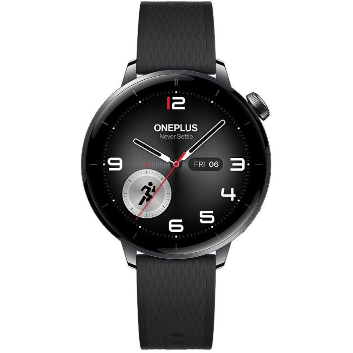 OnePlus Watch 3 43mm Negro Smartwatch con Pantalla AMOLED 1.32", GPS y Detección de Caídas, Acero Inoxidable