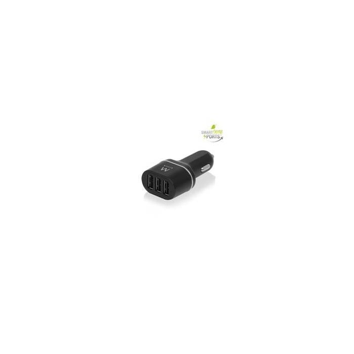 Cargador Usb Ewent Coche 3 Puertos Cargador Usb Ewent Coche 3 Puertos