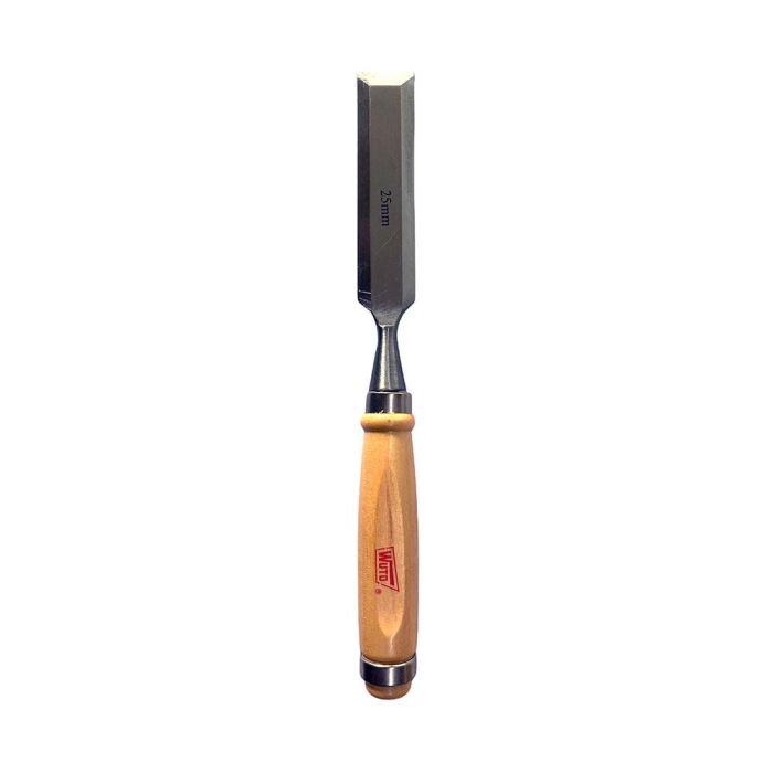 Wuto Formón Modelo 25, 25mm, Profesional y Doméstico, Corte Vaciado, Mango de Madera Wuto Formón Modelo 25, 25mm, Profesional y Doméstico, Corte Vaciado, Mango de Madera