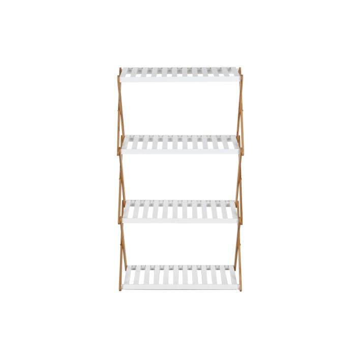 Estanteria Basicos DKD Home Decor Blanco Natural 29 x 89.5 x 50.5 cm (2 Unidades)