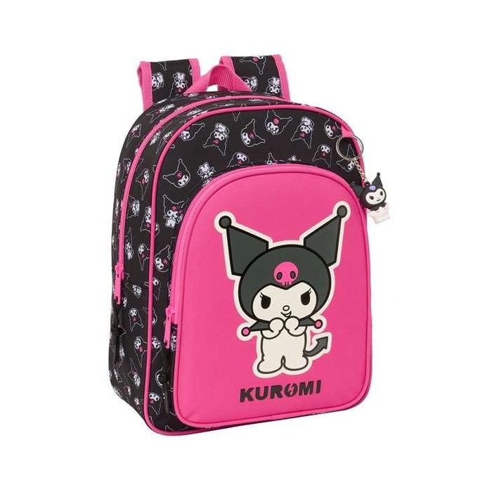 Safta Mochila Infantil Adaptable a Carro Kuromi 340x260x110 mm 0 Safta Mochila Infantil Adaptable a Carro Kuromi 340x260x110 mm 0