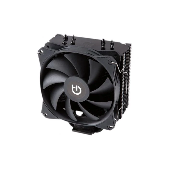 Hiditec Ventilador CPU Cooler C12 PWM 12cm de Alto Rendimiento para Intel y AMD con Tecnología CDC 1