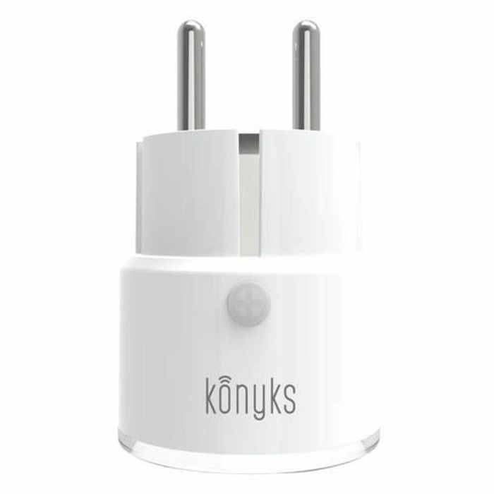 Konyks Priska Mini 3 FR - Enchufe Inteligente WiFi Compacto 10A Tipo FR con Medidor de Consumo Energético en Tiempo Real
