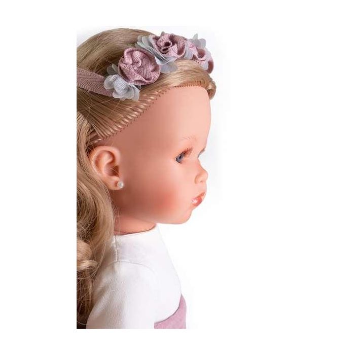 Muñeca comunión bella rubia, con diadema y pendientes 45 cm 6 Muñeca comunión bella rubia, con diadema y pendientes 45 cm 6