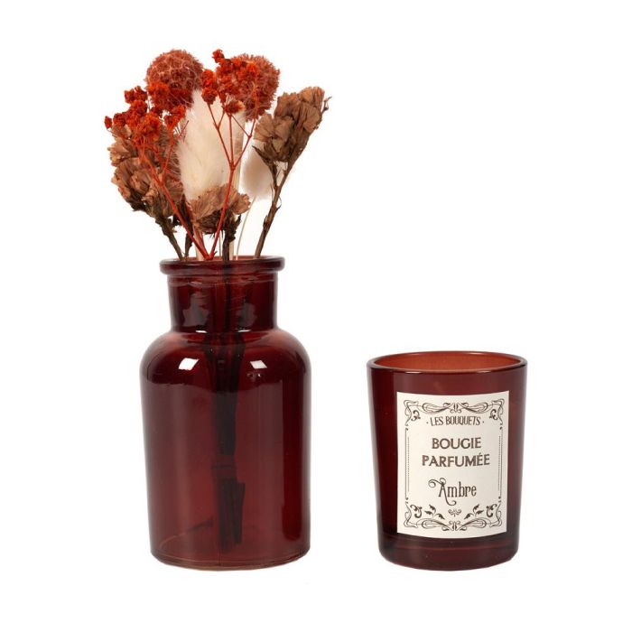 Home Deco Factory Vela Perfumada Con Flores Secas - Colección Pour Elle 3