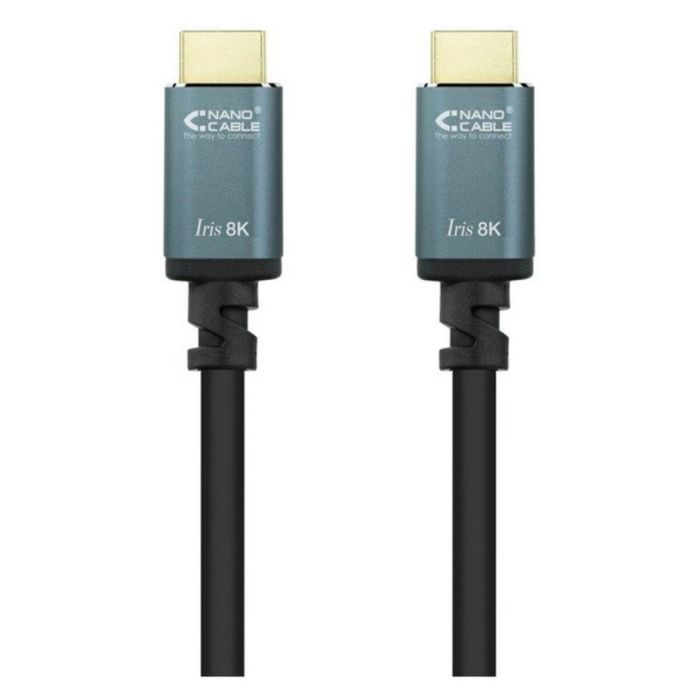 Cable HDMI NANOCABLE 8K Ultra HD Negro 2 Cable HDMI NANOCABLE 8K Ultra HD Negro 2