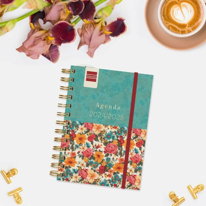 Agenda Finocam 8º SVH Garden Verde Multicolor 1/8 12 x 16,4 cm 2024-2025 4