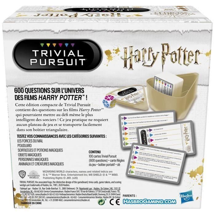 TRIVIAL PURSUIT - Juego de mesa de rompecabezas - Edición de Harry Potter 3