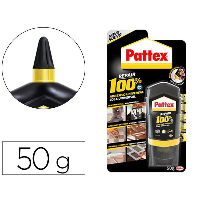 Pegamento Pattex Universal Ingredientes Activos 100% Sin Disolventes Botella 50 gr