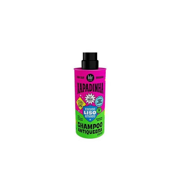 Lola Cosmetics Xapadinha Shampoo AntiqueBra 250ml - Protección Térmica, Reduce Rotura 57%, Brillo y Desenredado Lola Cosmetics Xapadinha Shampoo AntiqueBra 250ml - Protección Térmica, Reduce Rotura 57%, Brillo y Desenredado