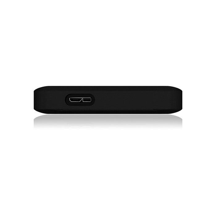 ICY BOX IB-233U3-B Carcasa Externa para Disco Duro/SSD SATA de 2.5" USB-A 3.0 con Funda de Silicona Negra 3