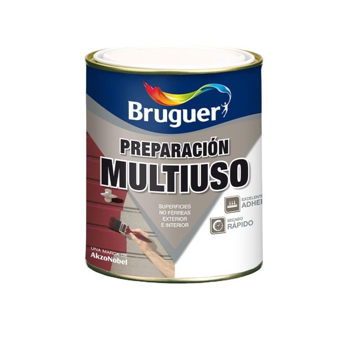 Bruguer Preparación multiuso blanco 0,75l 5355523 - Interior/exterior, mate, multisuperficies