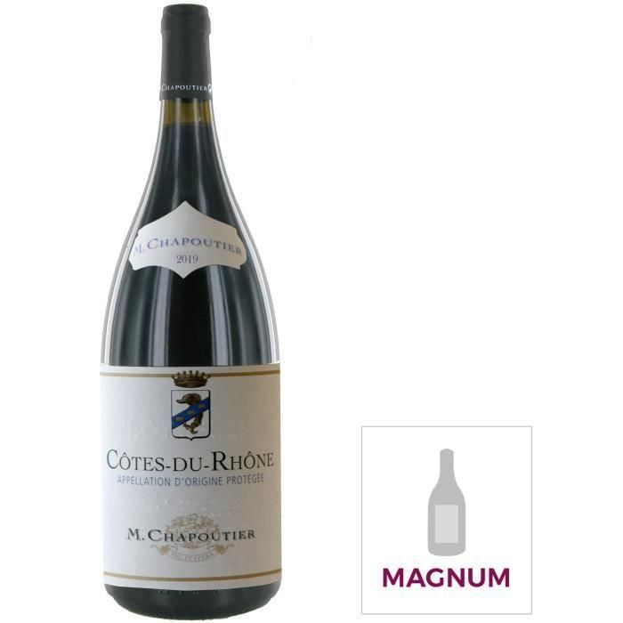 Magnum M. Chapoutier 2019 Côtes-du-Rhône - Vino tinto del Valle del Ródano