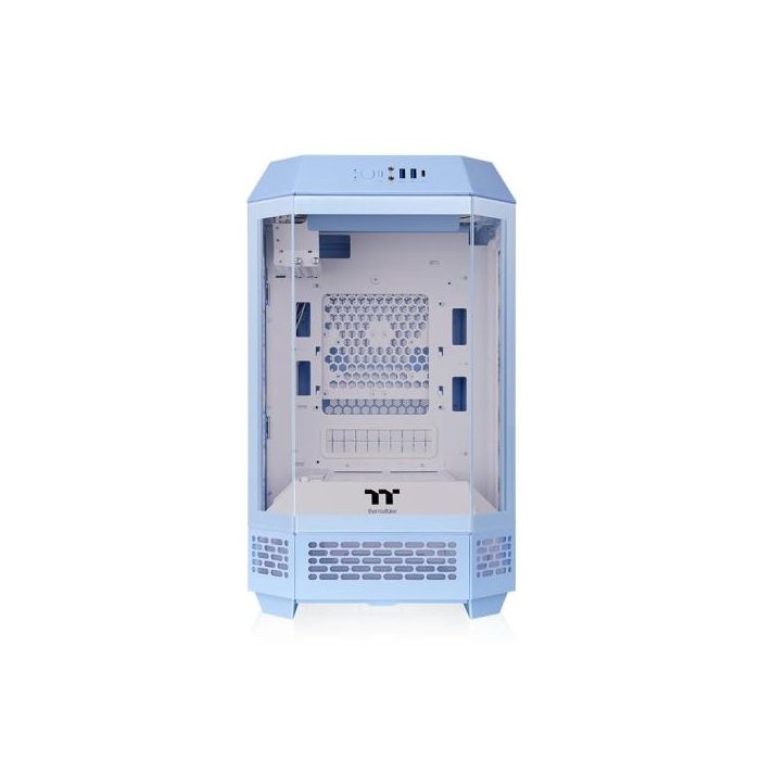 Thermaltake The Tower 250 Mini Tower Azul, PC con Diseño LCD