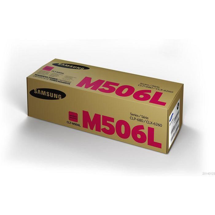 Samsung CLT-M506L High Yield Magenta Original Toner Cartridge 1
