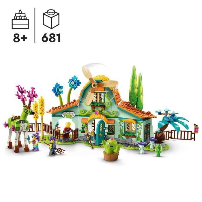 LEGO DREAMZzz 71459 Establo de Criaturas de Ensueño, Juguete de Granja con Figura de Ciervo 2 en 1 1