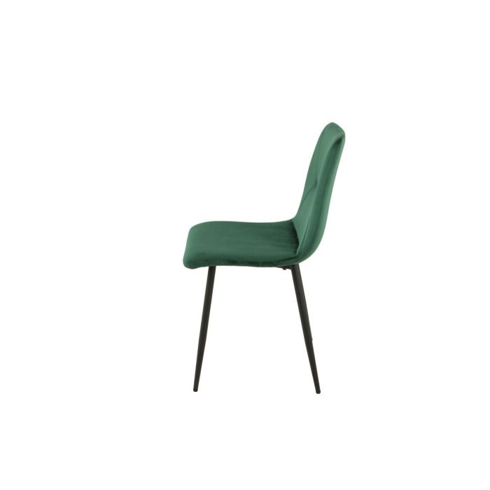 Silla Romimex Verde Terciopelo Metal 45 x 89 x 55 cm 3