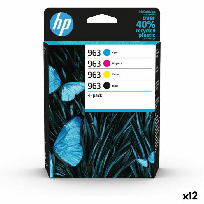 Cartucho de Tinta Original HP OFFICEJET PRO 9000 SERIES - Nº 963 Amarillo Multicolor (12 Unidades) 0 Cartucho de Tinta Original HP OFFICEJET PRO 9000 SERIES - Nº 963 Amarillo Multicolor (12 Unidades) 0