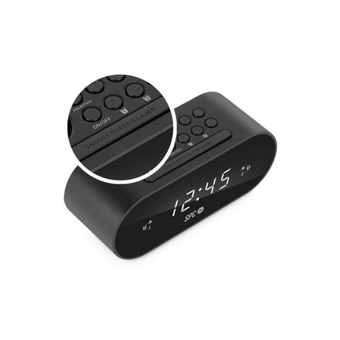 Radio Despertador con Proyector LCD SPC 1 2 Radio Despertador con Proyector LCD SPC 1 2