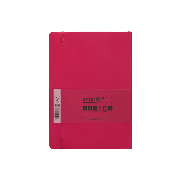 Antartik Notes Cuaderno A5 Tapa Blanda Hojas Lisas Burdeos 80 Hojas 80 gr FSC 1