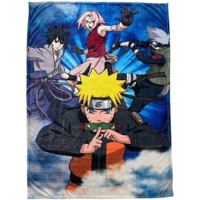 Naruto AAAPF61217 - Plaid Naruto Shippuden Equipo 7 - Manta Suave Decorativa 130 x 180 cm 0 Naruto AAAPF61217 - Plaid Naruto Shippuden Equipo 7 - Manta Suave Decorativa 130 x 180 cm 0