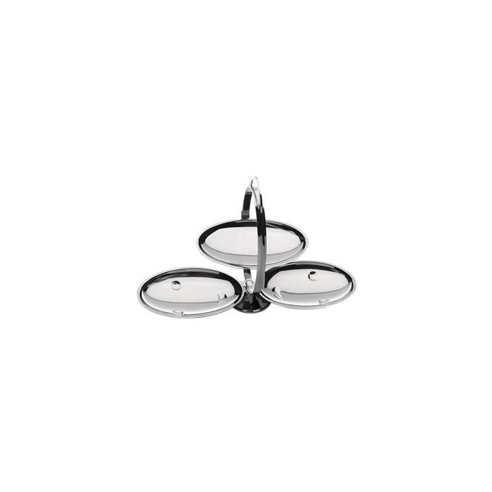 Alessi AM37 Anna Gong Frutero Plegable en Acero Inoxidable 18/10 para Frutas o Pastas
