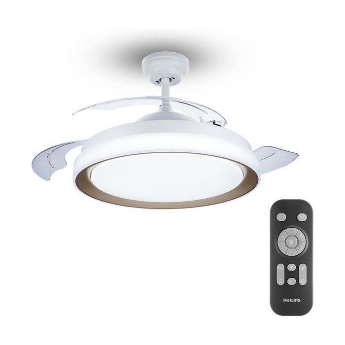 Ventilador de Techo con Luz Philips Atlas Dorado 35 W 28 W 4500 Lm (2700 K) 0 Ventilador de Techo con Luz Philips Atlas Dorado 35 W 28 W 4500 Lm (2700 K) 0