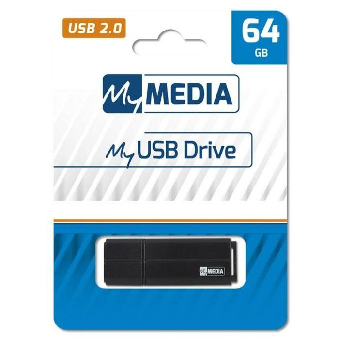 Pendrive MyMedia Negro 64 GB (10 Unidades) 1