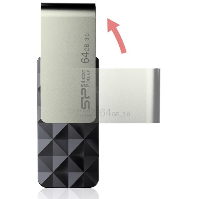 STICK Silicon Power USB-Stick 16GB USB3.0 B30 Black 4