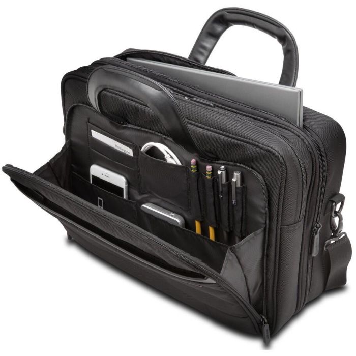 Kensington Contour 2.0 Business Maletín para Portátil 15.6 pulgadas Negro Ergonómico, con Bolsillo de Seguridad RFID y Cremallera Antipunzadas 11