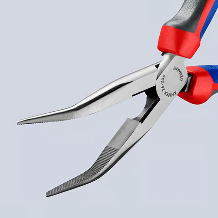 Knipex Alicate de montaje 200 mm, mango ergonómico multicomponente, boca de cigüeña semi-redonda 4 Knipex Alicate de montaje 200 mm, mango ergonómico multicomponente, boca de cigüeña semi-redonda 4