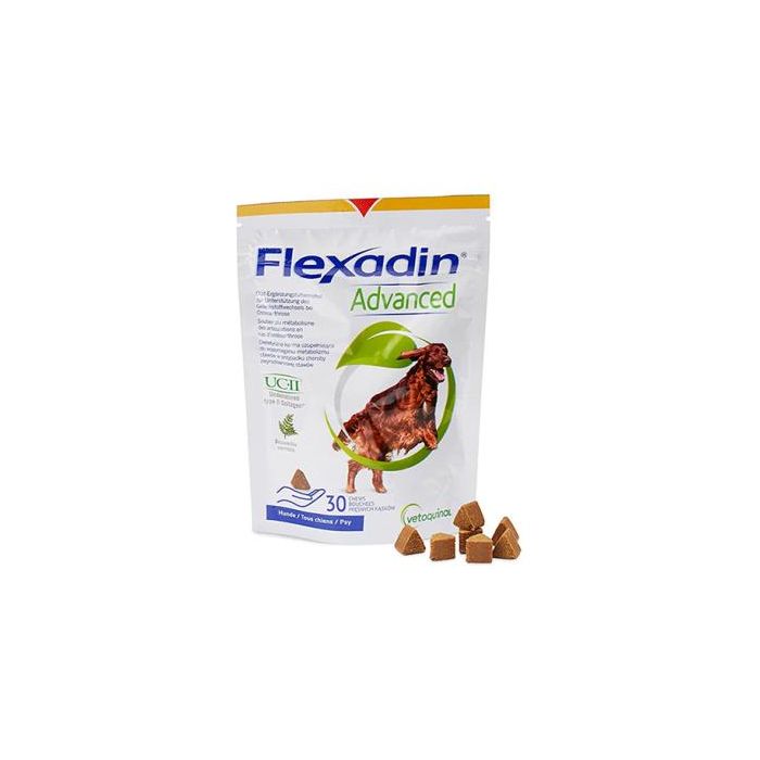 Vetoquinol Flexadin Advanced Perro 30 Comprimidos Masticables para Articulaciones