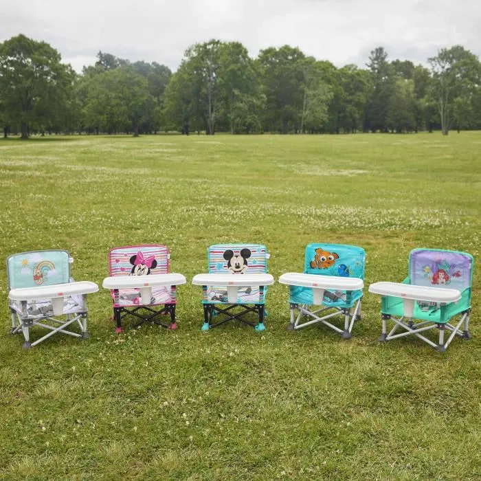 Disney Baby DIS74451172029 Silla Elevadora Mickey Mouse, Elevador Pop 'n Sit, Interior Exterior, Práctico Compacto, Plegado Rápido, Azul 2