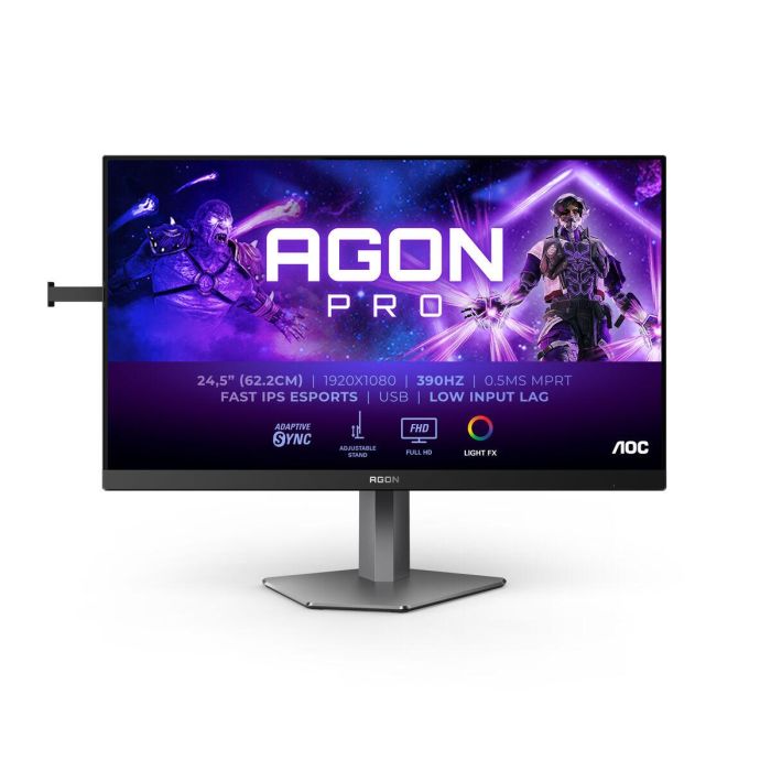 AOC AG256FS Monitor Gaming 24,5" Full HD IPS 390Hz 0,3ms GtG con Adaptive Sync, 2 HDMI, DisplayPort y Altura Regulable - Negro 2