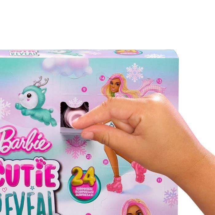 Barbie-Cutie Reveal Calendario de Adviento-1 muñeca y 24 sorpresas HJX76 2