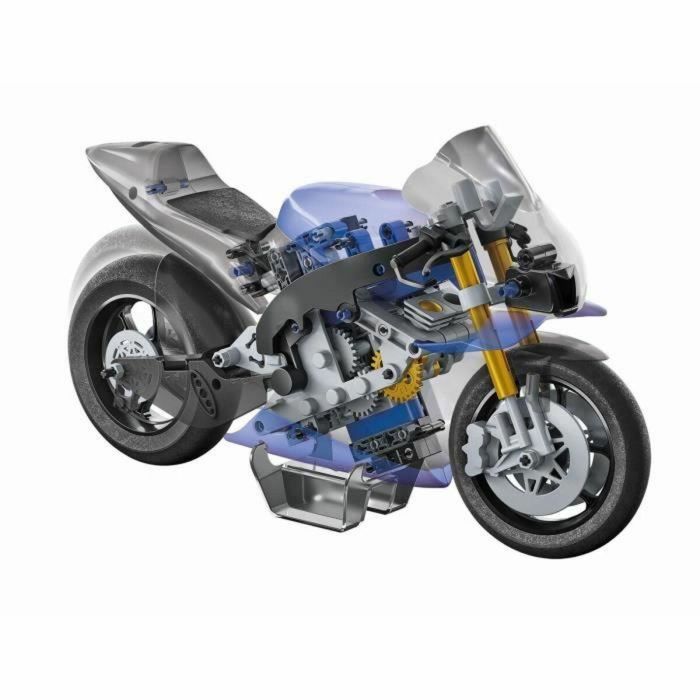 Clementoni - Set de construcción Yamaha M1 - Aplicación disponible - Hecho en Italia 2