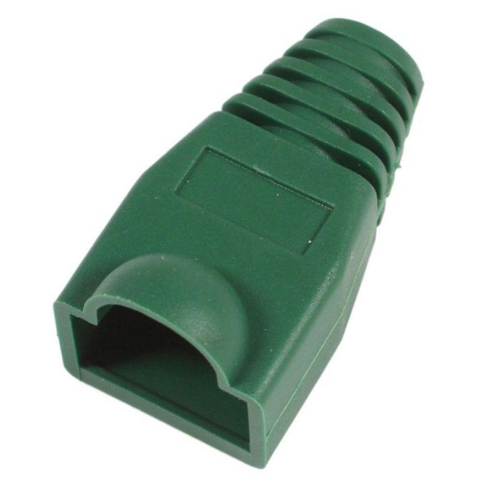 MicroConnect Strain Relief Boot for RJ45 Green, 50pcs MicroConnect Strain Relief Boot for RJ45 Green, 50pcs