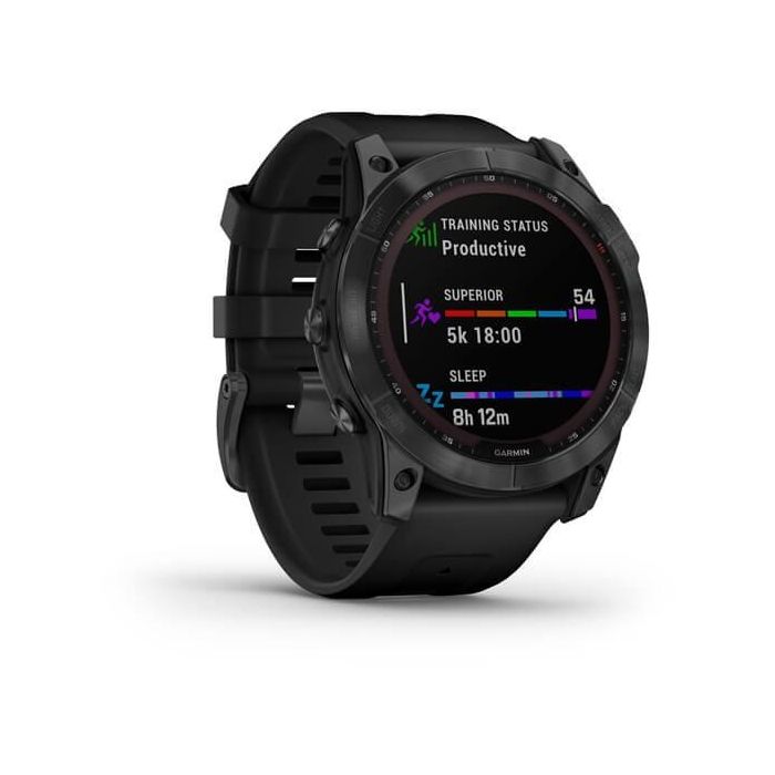 Garmin fenix 7X Solar, Reloj inteligente GPS, 51mm, Power Glass, Negro, con pulsómetro, NFC, Wi-Fi y 16GB 2 Garmin fenix 7X Solar, Reloj inteligente GPS, 51mm, Power Glass, Negro, con pulsómetro, NFC, Wi-Fi y 16GB 2