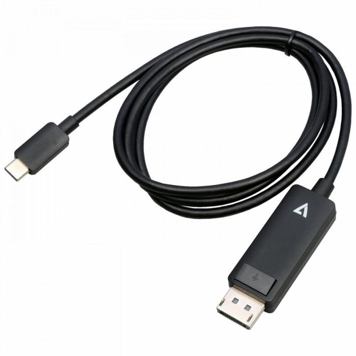 Adaptador USB C a DisplayPort V7 V7USBCDP14-1M 1 m 8K Ultra HD 0 Adaptador USB C a DisplayPort V7 V7USBCDP14-1M 1 m 8K Ultra HD 0