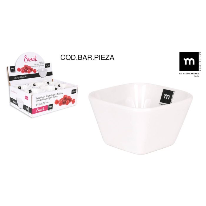 La Mediterranea Bol Snack 270 ml 10.2 x 10.2 x 6 cm (72 Unidades)