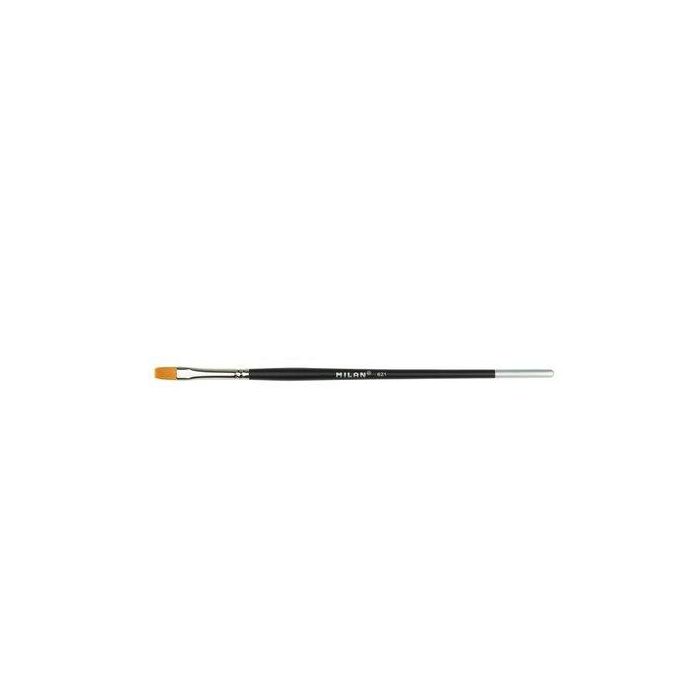 Pincel Milan 621 Pelo Sintetico Plano Premium Cerda Nº 2 6 unidades