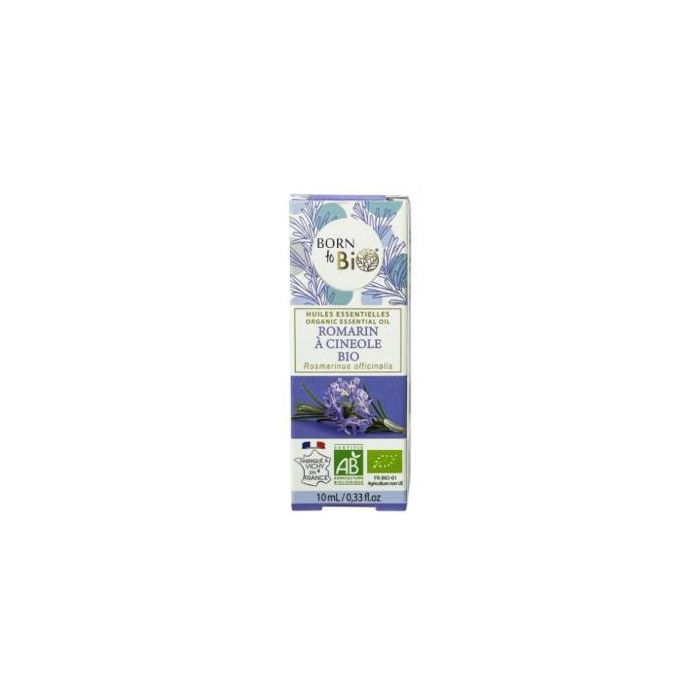 BORN TO BIO Romero Cinerol Aceite Esencial Orgánico 10 ml Bio