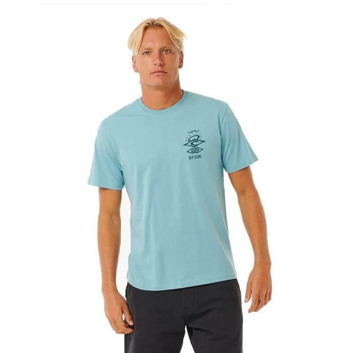 Camiseta de Manga Corta Hombre Rip Curl Search Icon Tee Verde 9-10 Años 0 Camiseta de Manga Corta Hombre Rip Curl Search Icon Tee Verde 9-10 Años 0