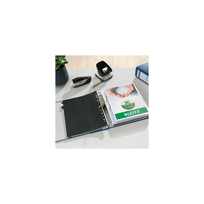 Leitz Archivador de Palanca 180º DIN A4 Maxi Polipropileno Lomo 80 mm Azul 4