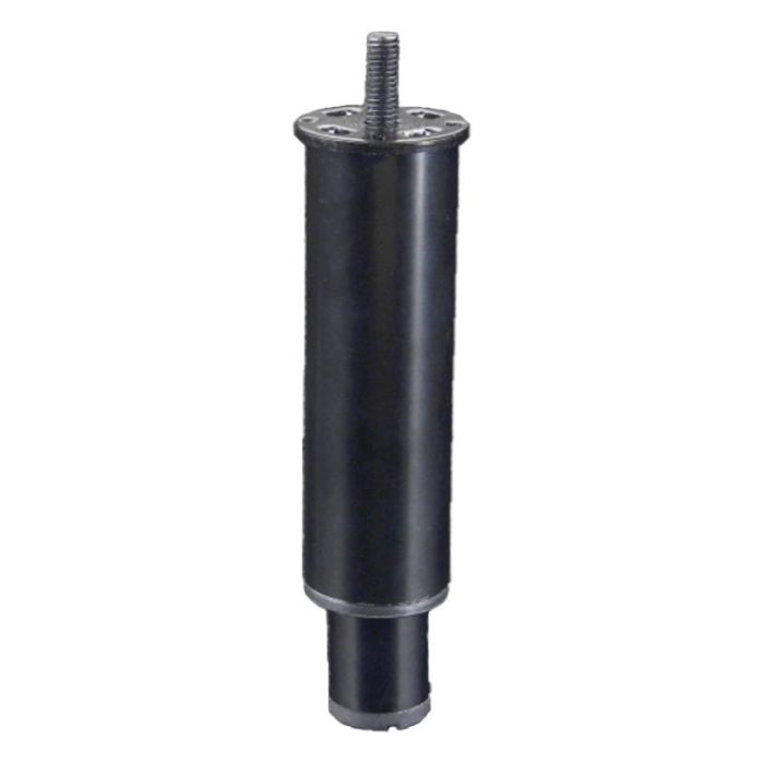 Q&Q Stormy Pata Ajustable de Metal Ø35mm H70-120mm M8 para Sofás y Muebles, Negro