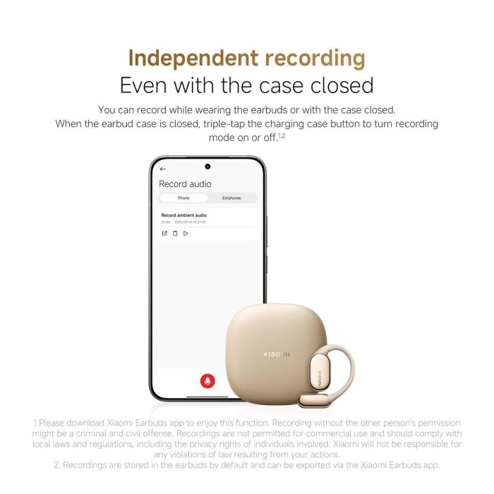 Auriculares Xiaomi BHR080FGL Dorado 2